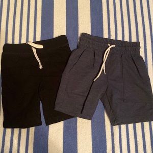Bundle of 2 drawstring cotton pull on shorts